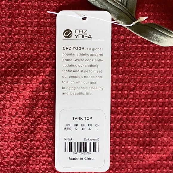 Crz Yoga Speedy Seamless Built-in Bra Tank Y-back - Picture 8 of 8